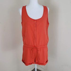 On The Road Vieja Tangerine Romper Playsuit Small
